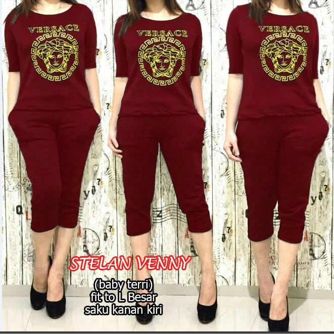 LMS 50442 - Stelan Baju Wanita Stelan Venny Model Terbaru, Terkini, Termurah dan Terlaris