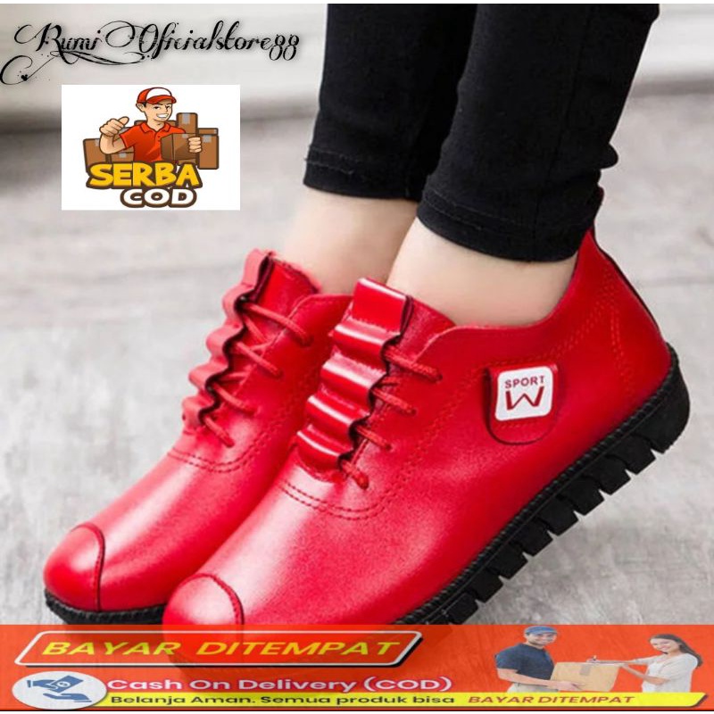 TmO - 8.8 Sale sepatu wanita sneakers fashion women One Walk Trendy