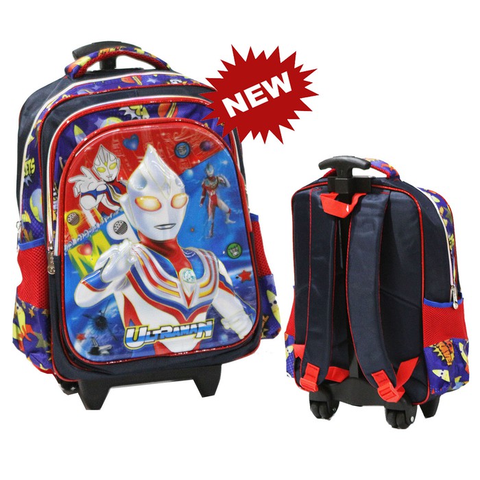 Tas Trolley Anak SD ULTRAMAN 5D Import