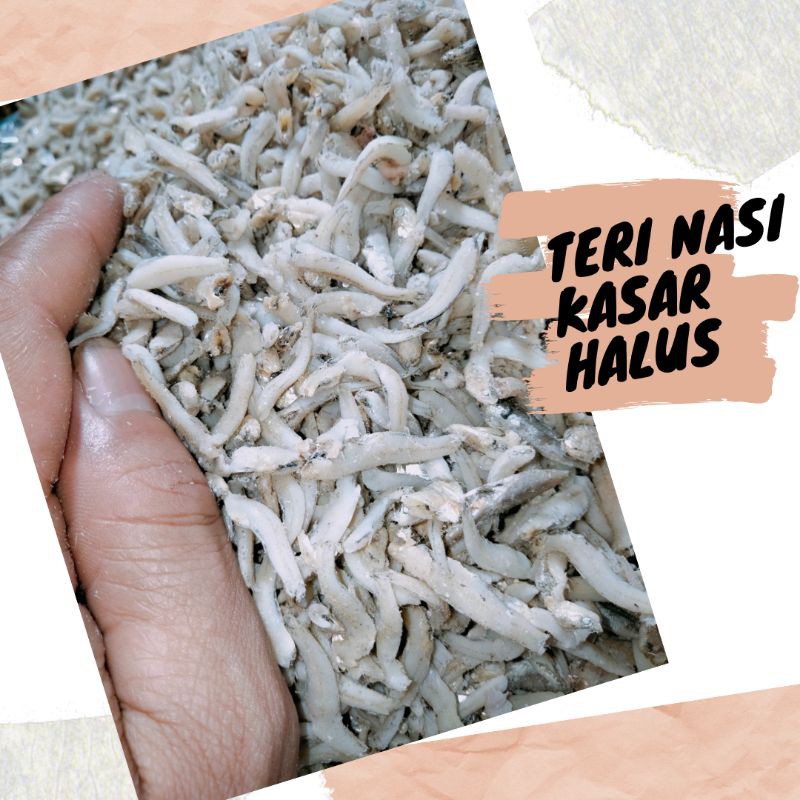 

Teri medan / Teri Nasi / Teri toge 1 kg (halus&kasar)