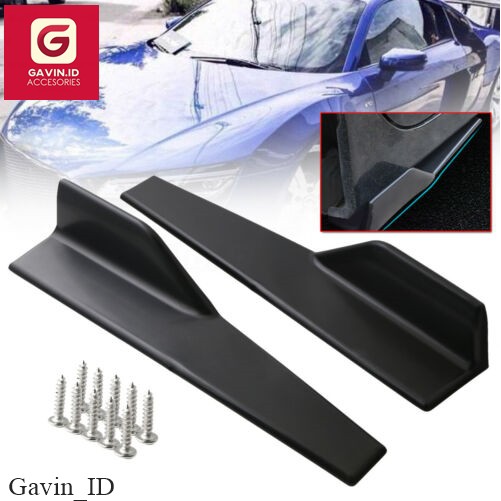 WINGLET SAMPING UNIVERSAL BUMPER SAMPING VARIASI BEMPER KIRI KANAN BRIO SWIFT JAZZ YARIS SIGRA AYLA