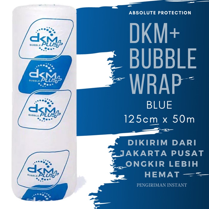 

Ginger- PLASTIK BUBBLE WRAP DKM+ BLUE 125CM x 50M
