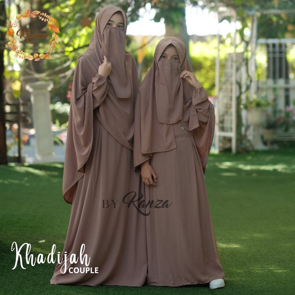 KHADIJAH GAMIS SYARI COUPLE MOM &amp; ANAK muslim fre cadar original produk by kanza fashion