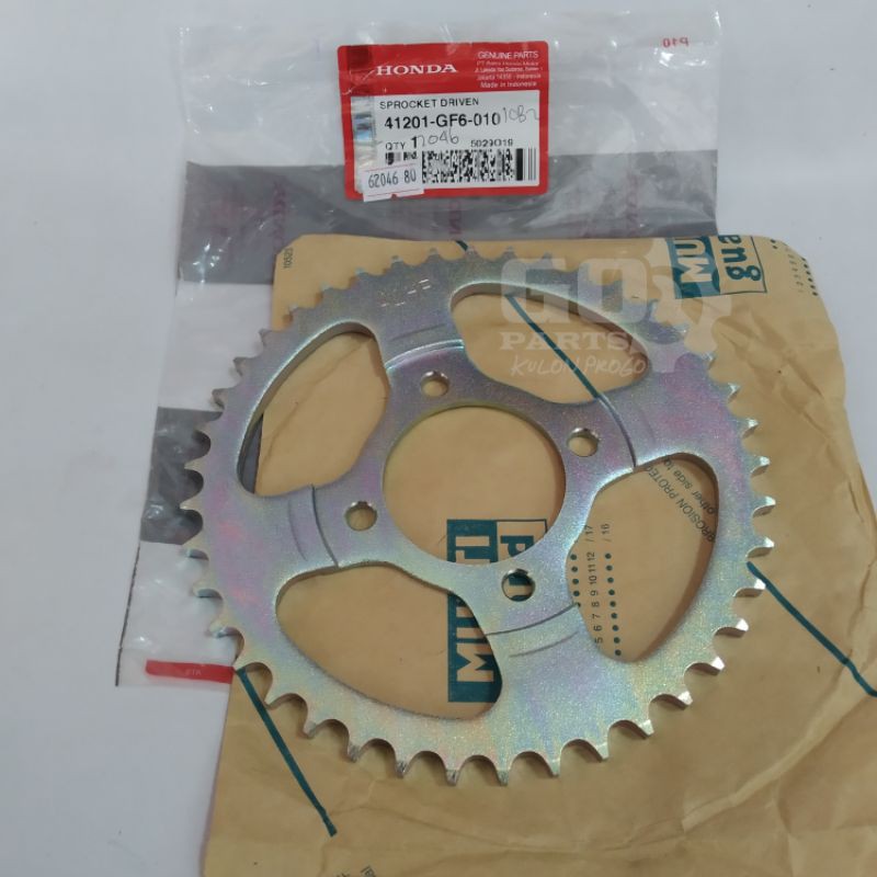 Sprocket Driven 41201-GF6-010 Ger Gir Belakang 428 Mata 41 Honda WIN