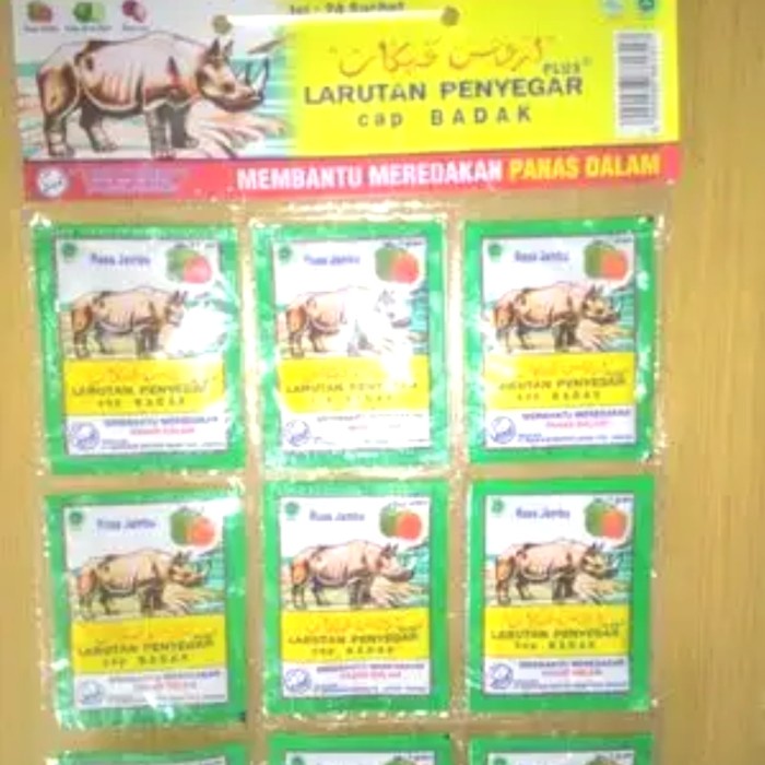 

larutan cap badak sachet @7gr - Jambu, Hijau (BERKUALITAS)