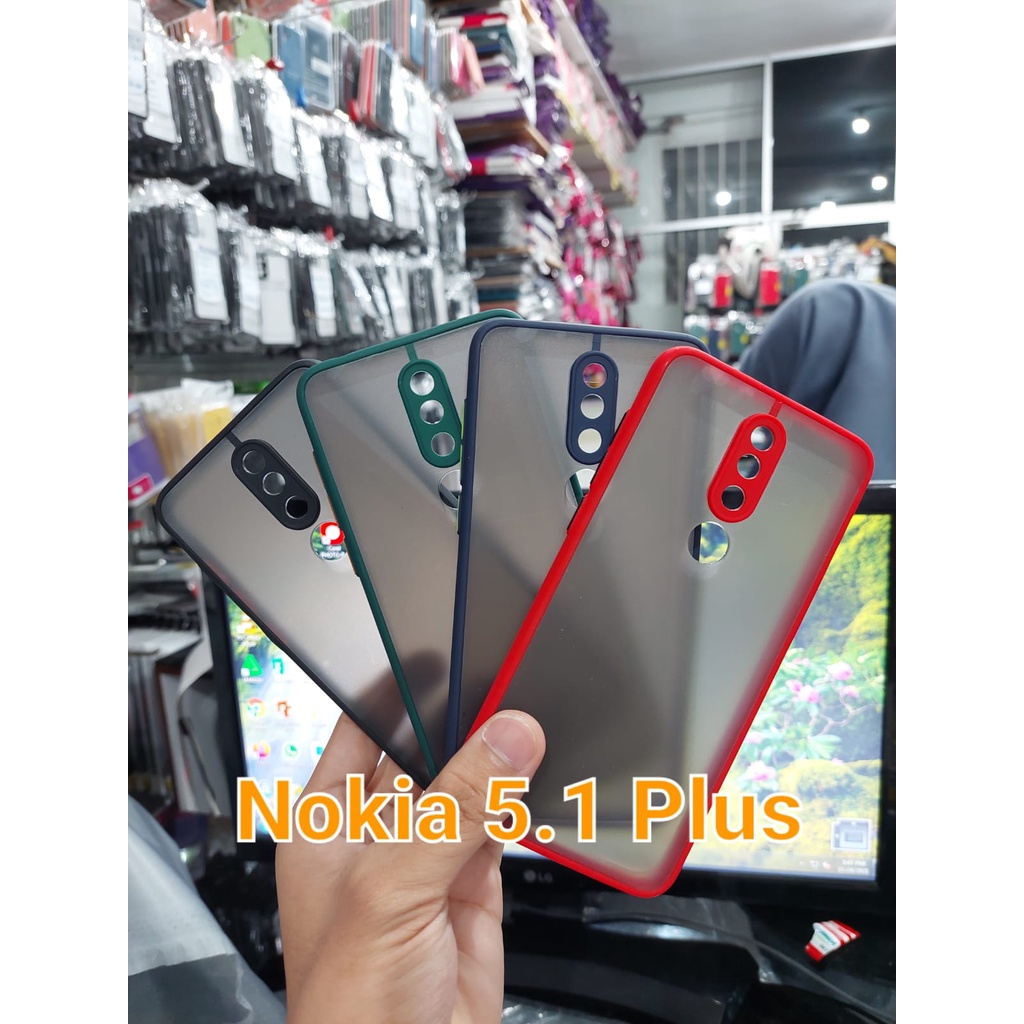 Bumper AERO CASE Nokia 5.1+ 6.1+ 7.2 X5 X6 6.1 Plus 5.1 Plus Premium Hardcase My Choice List Warna Matte