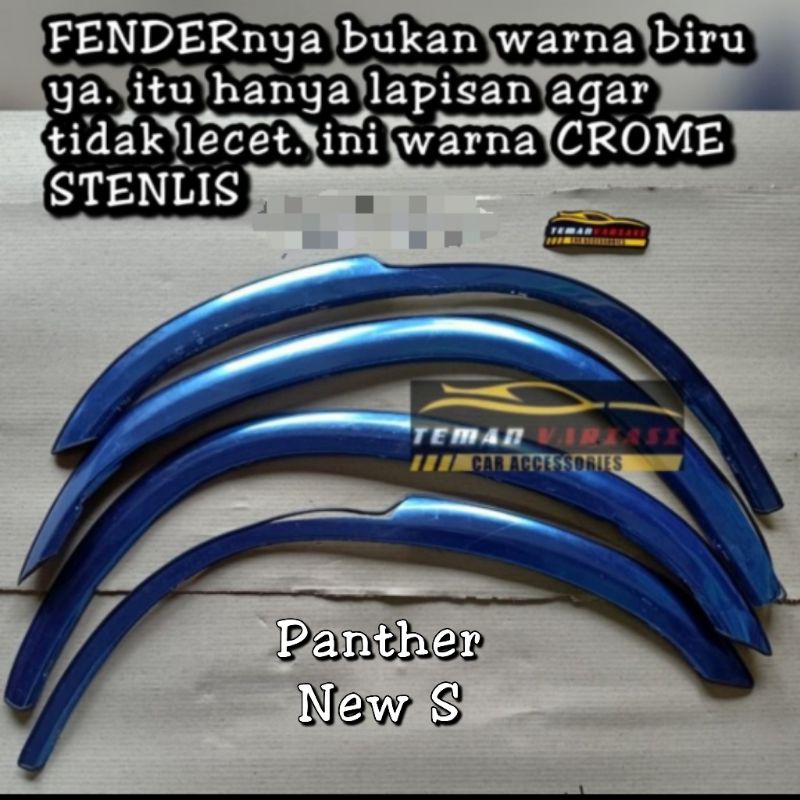 LIST LIS ATAS BAN FENDER TRIM MOBIL PANTHER NEW S