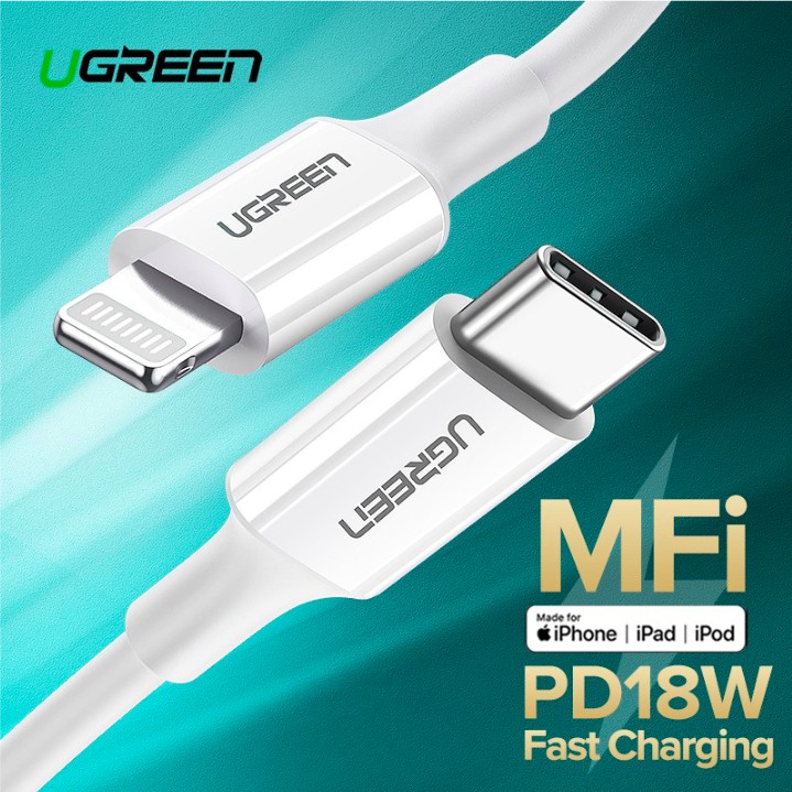 Cable Kabel USB Type C To Lightning MFI PD Fast Charge 36W