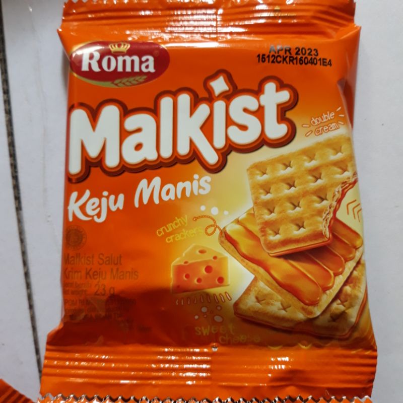 

Roma Malkist 27 Gram ROMA MALKIST SACHET Roma Malkist Biskuit Renceng Renteng