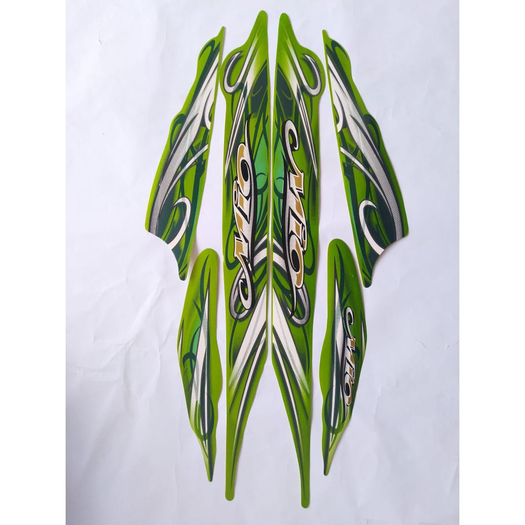 stiker striping yamaha mio smile 2010 2011 hijau