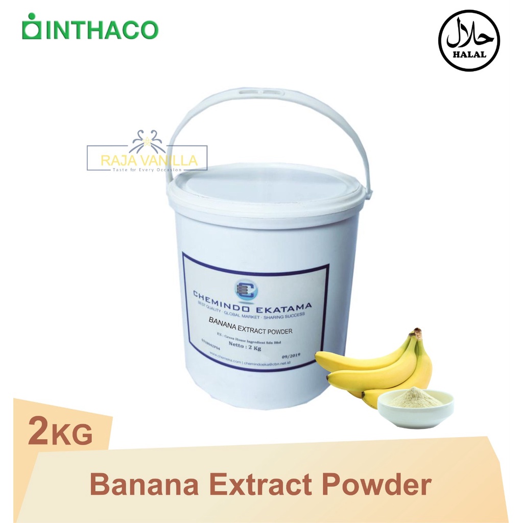 

INTHACO Perisa Pisang Ekstrak Banana Powder 2 kg