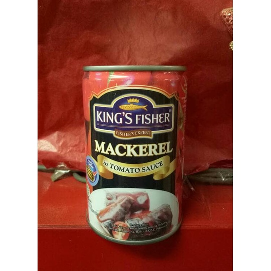 

King Fisher Mackerel saus Tomat 425gr