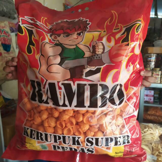 

Krupuk super pedes rambo 2kg
