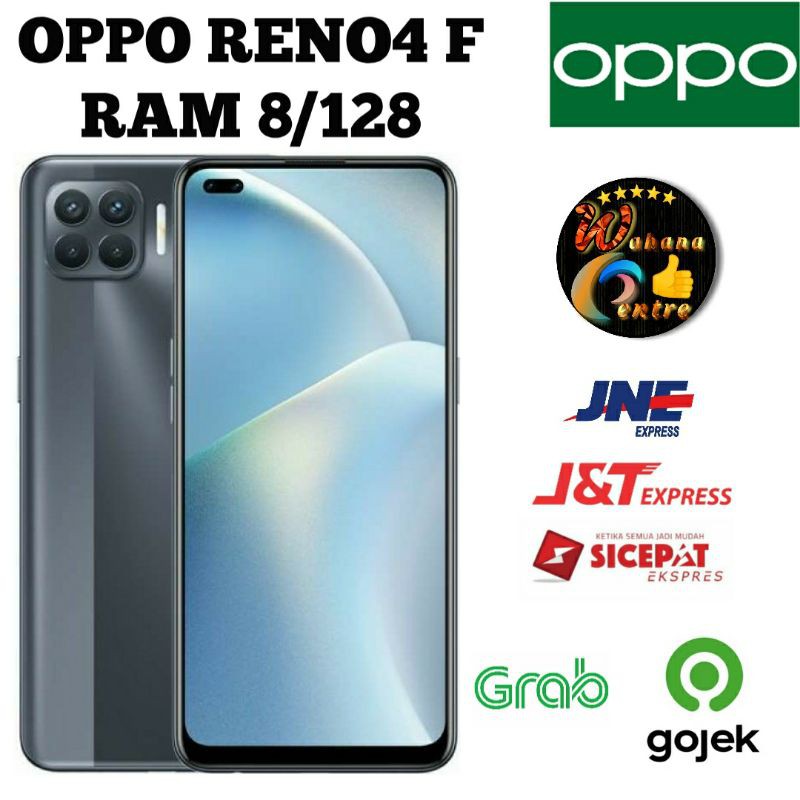 Promo Cuci Gudang Hp  HP RENO 4F RAM 8/128GB (OPPO RENO4 F RAM 8GB 128GB) GARANSI RESMI  Hp Murah