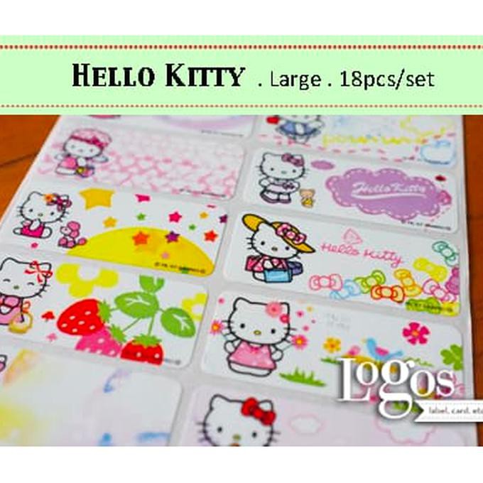 

Diskon Kitty Large Label Nama Waterproof. Sticker Karakter Hello Kitty Charmy Kualitas Baik