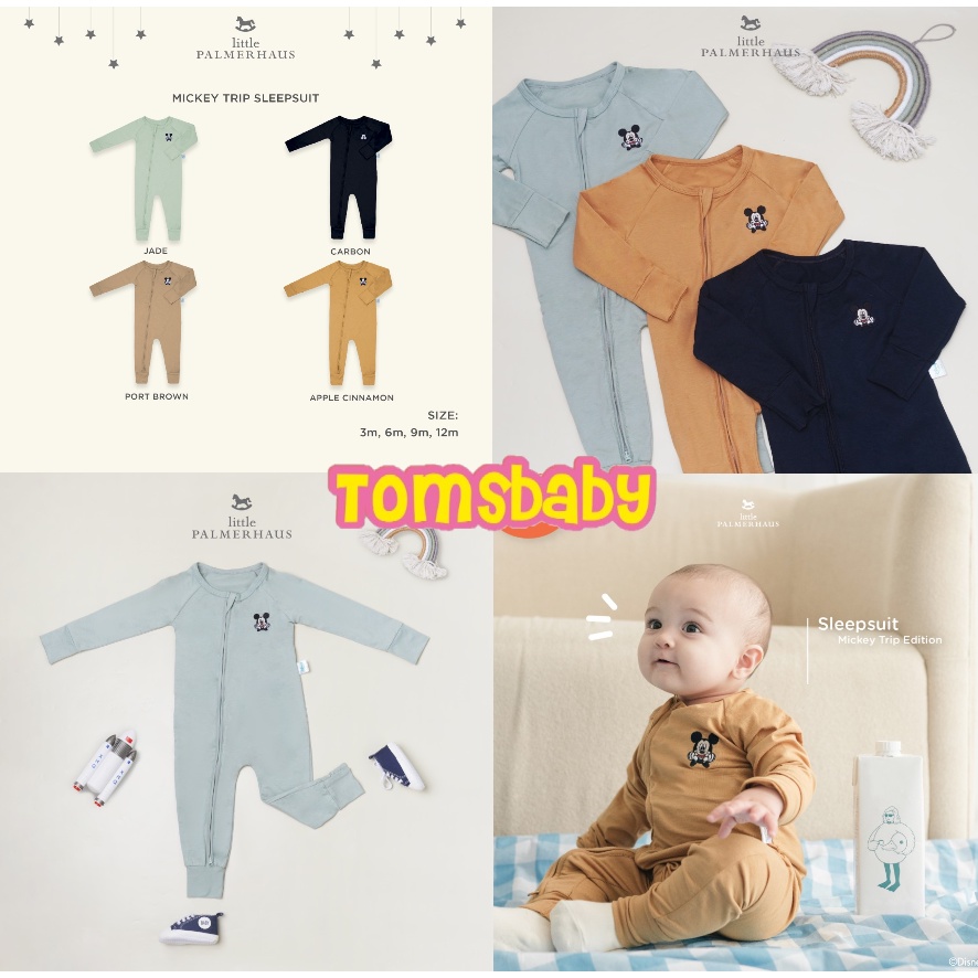 LITTLE PALMERHAUS (1pcs) Disney Mickey Trip Sleepsuit / Jumper Bayi