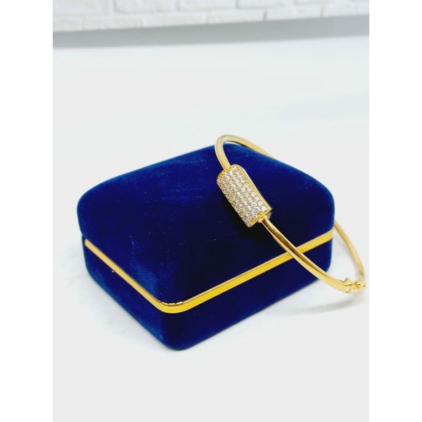 GELANG PERAK ASLI SILVER 925 LAPIS EMAS/GELANG BANGLE PIPA TABUNG COR MP FULL/ASLI SILVER/GELANG FASHION WANITA TERBARU