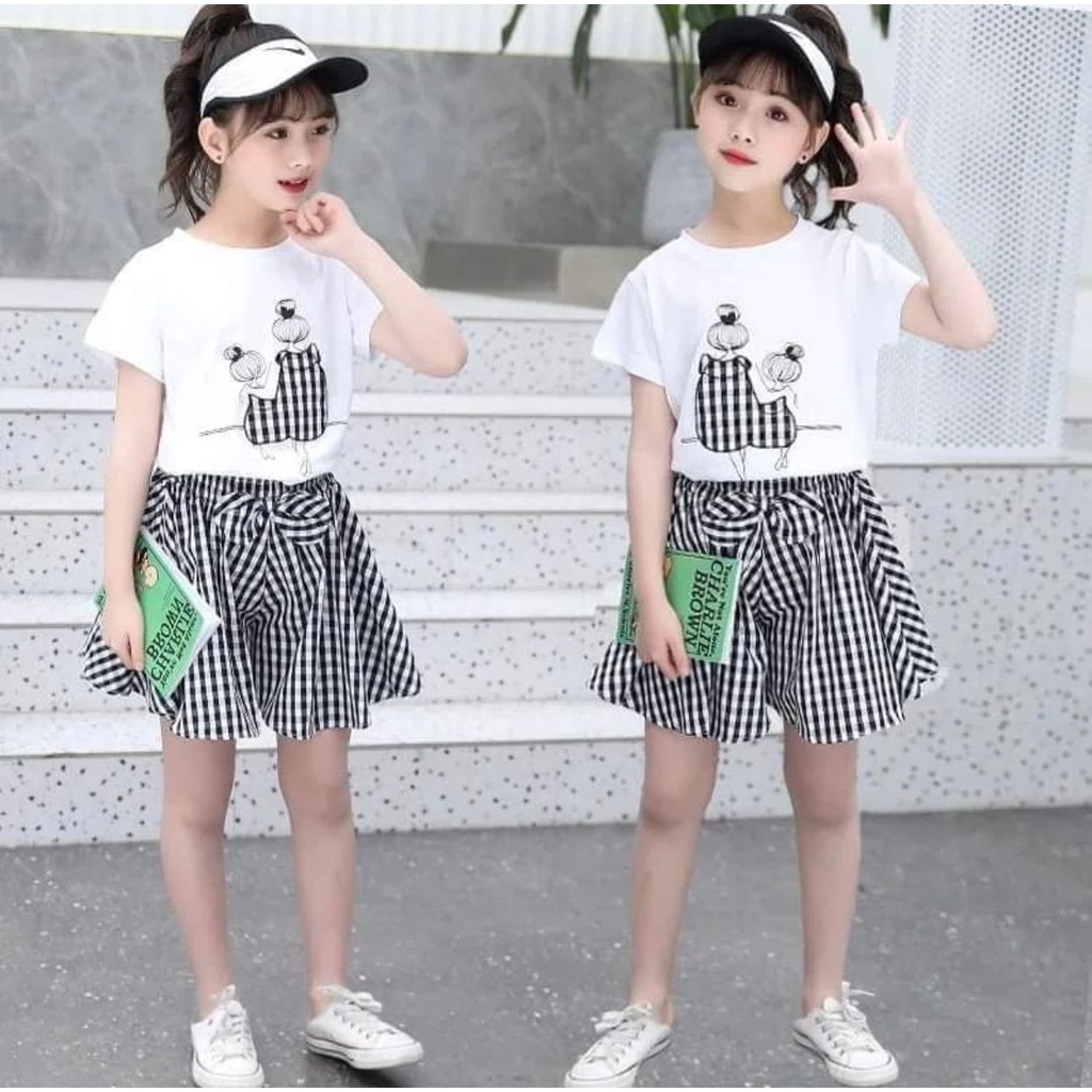 PROMO SETELAN ANAK PEREMPUAN/ SETELAN BAJU BAYI ANAK TRENDY TERBARU MOTIF TWO GIRLS SIZE 1-5 TAHUN BAHAN KATUN PREMIUM TERLARIS TERMURAH/ SETELAN BAJU BAYI ANAK TRENDY PEREMPUAN/ SETELAN BAJU BAYI ANAK TRENDY CEWEK/ SETELAN BAJU BAYI ANAK TRENDY CEWE