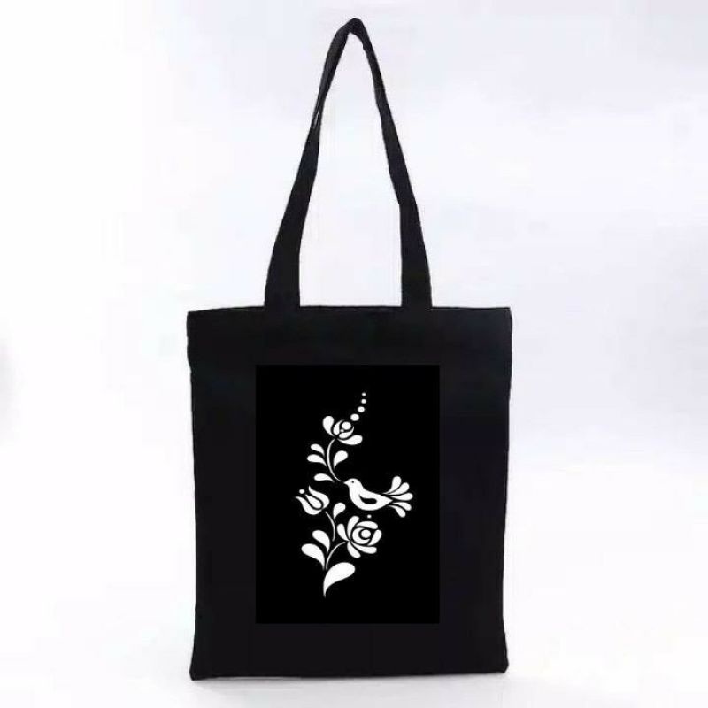 Termurah Tote Bag Wanita dan Pria D2 Motif Lucu Korean (Perekat)