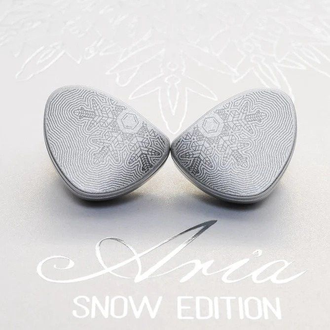 Moondrop Earphone IEM Aria Snow Edition Diamond Like Carbon Driver - Garansi Resmi 1 Tahun CASEI