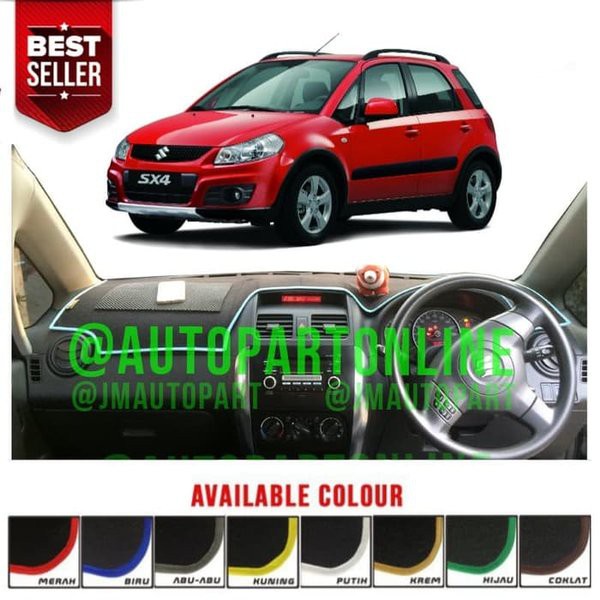 Cover Dashboard Suzuki Sx4 // X-Over BUY 1 GET 5 PRODUK |MeezaStore
