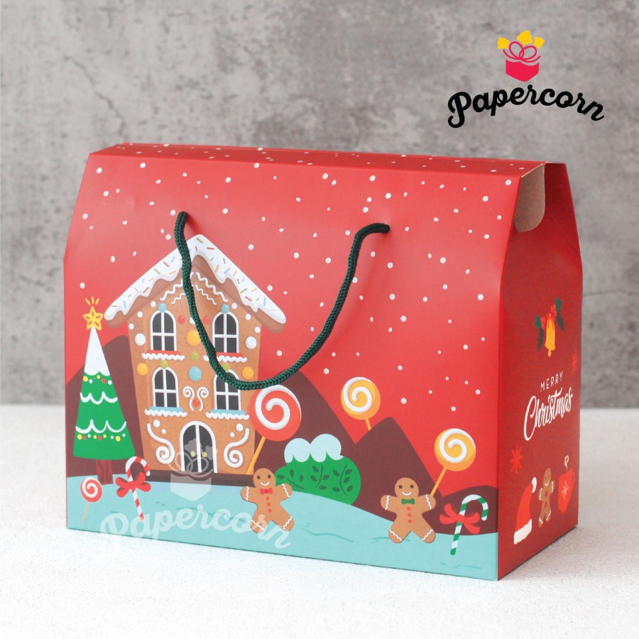 

Gable Box Christmas uk 24 x 12 x 20 cm