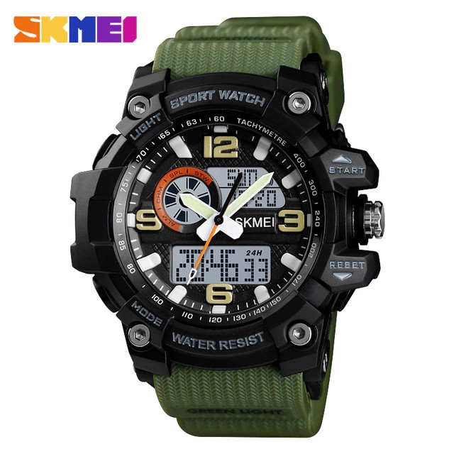 Download Jam Tangan Pria & Wanita / SKMEI 1436 AD Dual LED / Jam ...