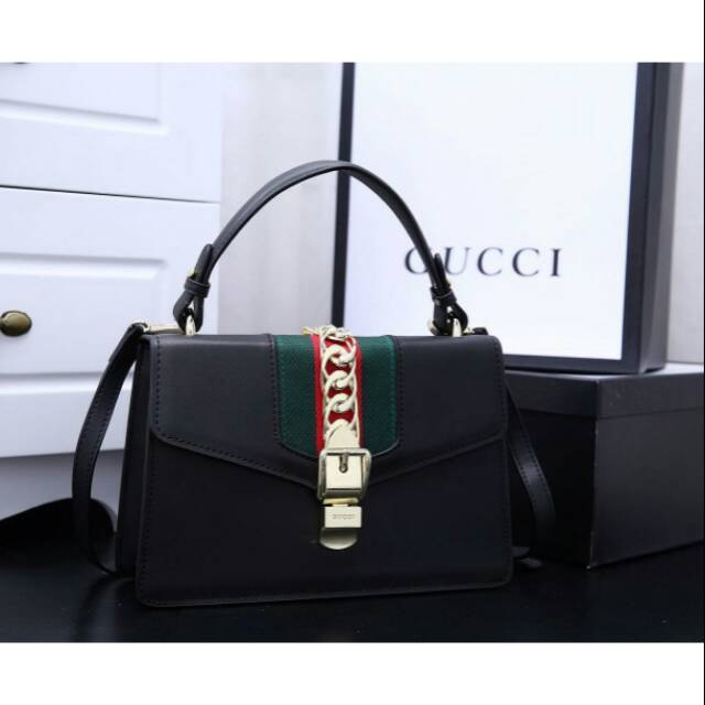 GUCCI SYLVIE LEATHER BAG