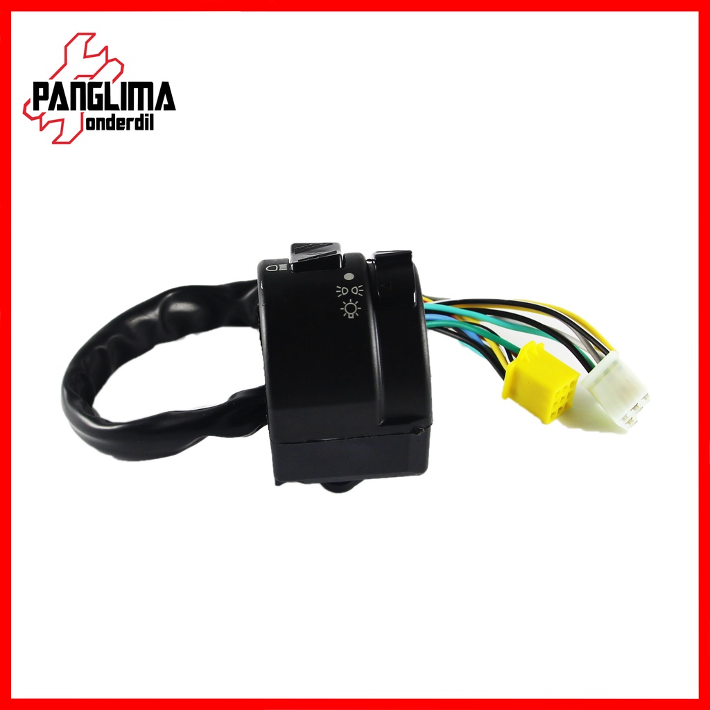 Handel Switch Kiri-Left Satria FU 150-Satria F150 Handle-Hendle-Hendel-Holder Saklar Lampu Depan Dim-Sen-Sein-Klakson