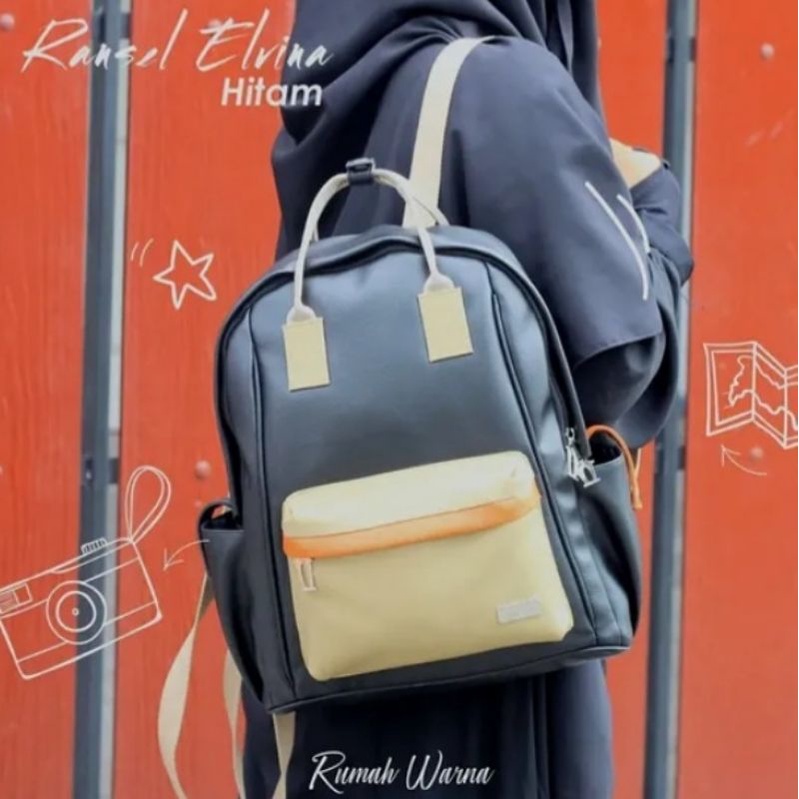 Tas Ransel Elvina Rumah Warna