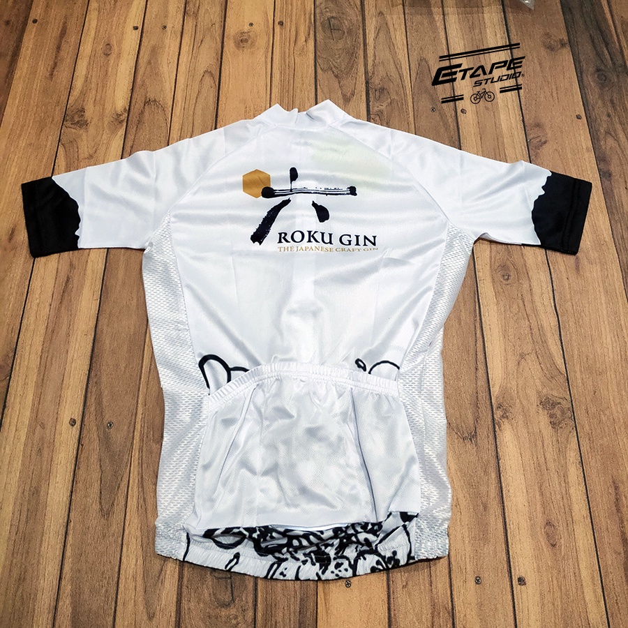 Jersey Road Bike Rokujin White Baju Sepeda Fit