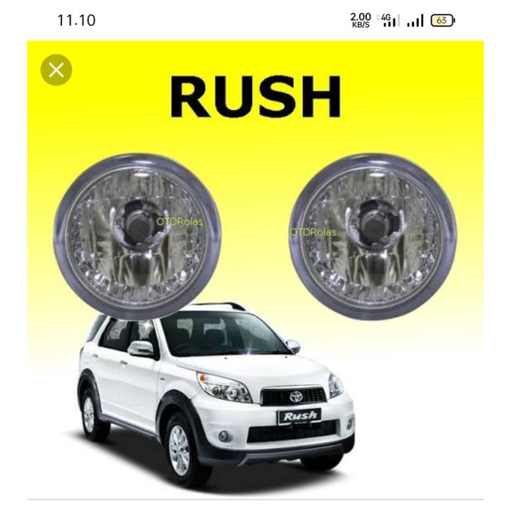 foglam rush/Terios 2010