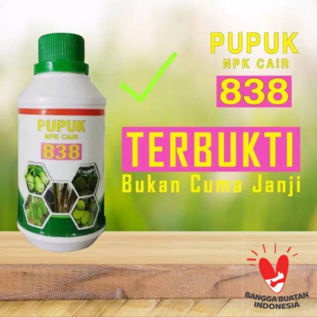 NPK CAIR 838 PUPUK NPK NETTO 250 ML SEMUA TANAMAN CEPAT BERBUAH PUPUK ORGANIK