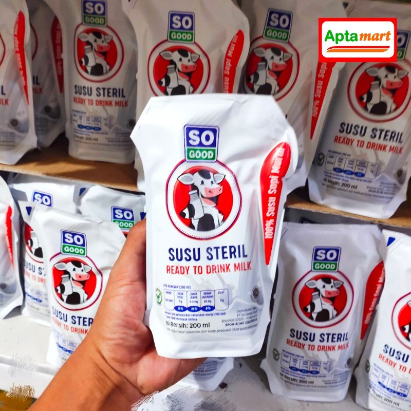 

SO GOOD Susu Steril - 200 ml New Product