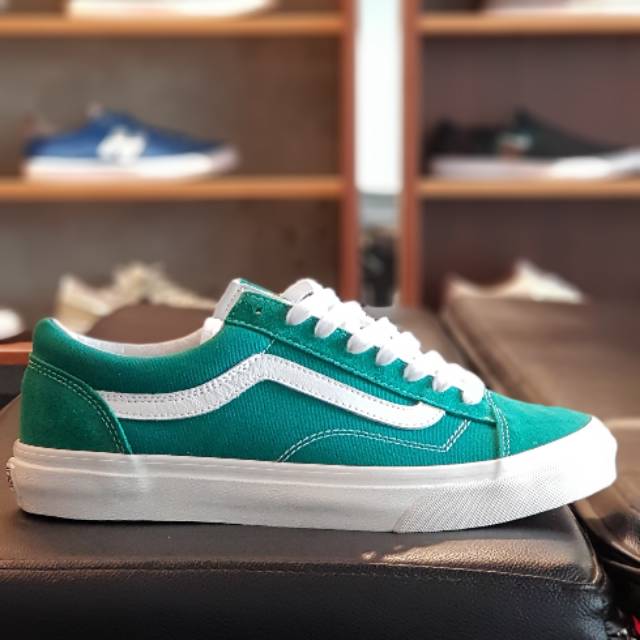 vans style 36 retro sport cadmium green