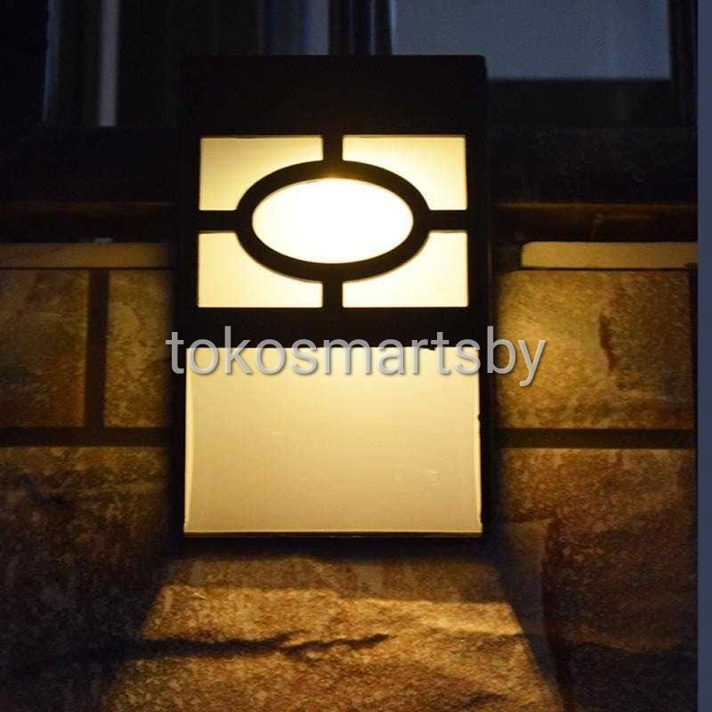 Lampu Solar Dinding Waterproof 1 LED / Lampu Solar Lampu Taman Surya 1 LED