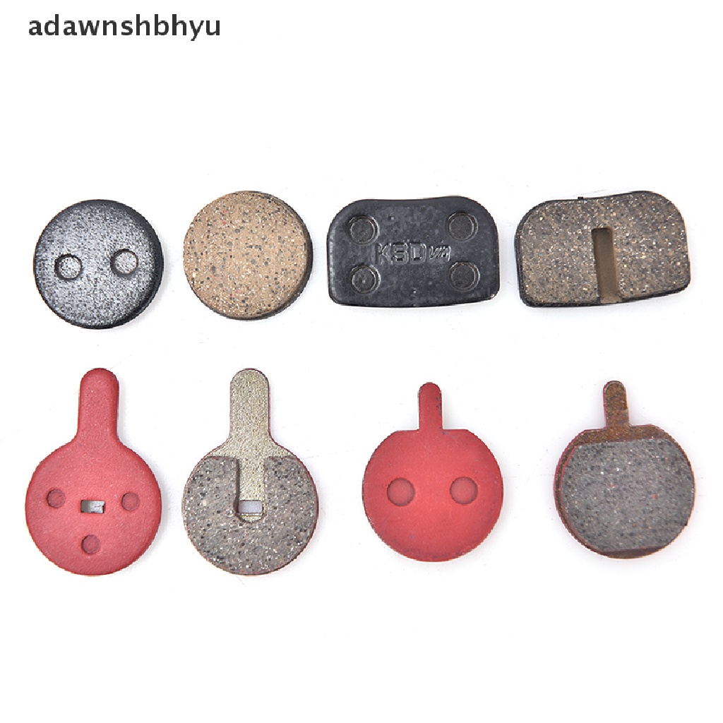 [adawnshbhyu] 8pcs/4pasang Bantalan Rem Cakram Sepeda Bagian Sepeda Gunung Resin Bantalan Semi Logam