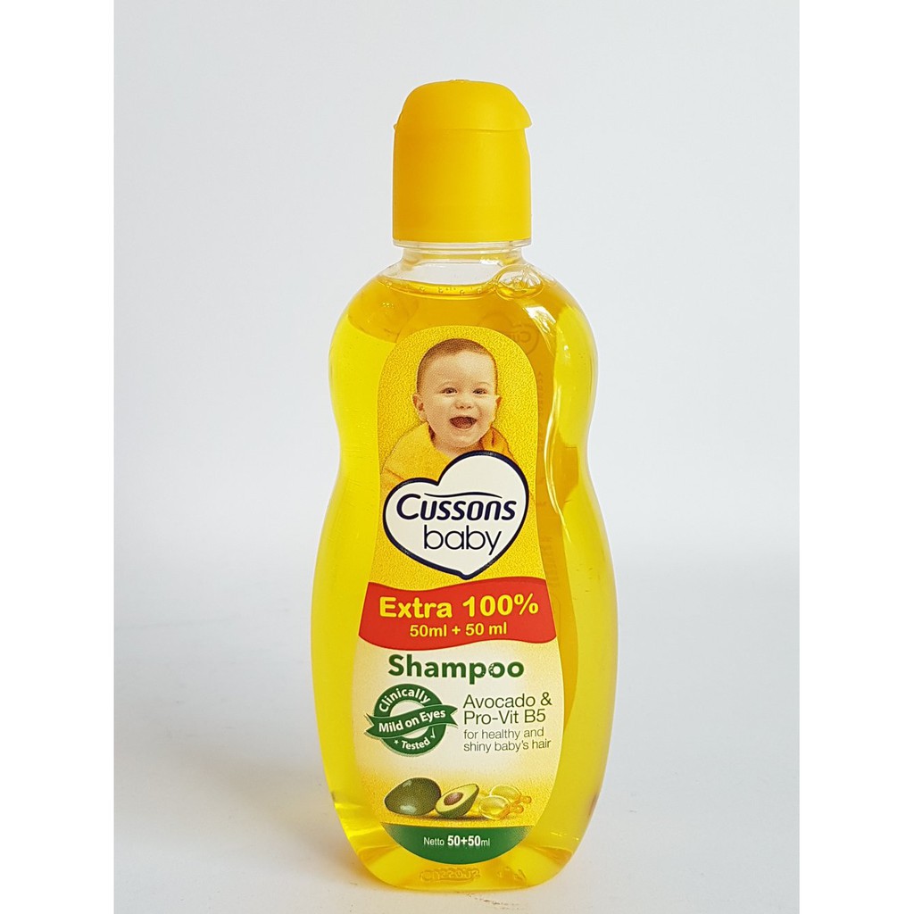 ORIGINAL Cussons Baby Shampoo 50ml+50ml / Cusson Shampoo Bayi