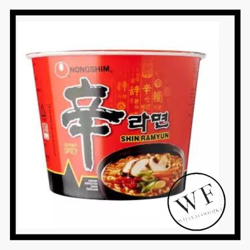 Nongshim Shin Ramyun Cup Spicy Mushroom / Ramen Cup Noodle 117grm