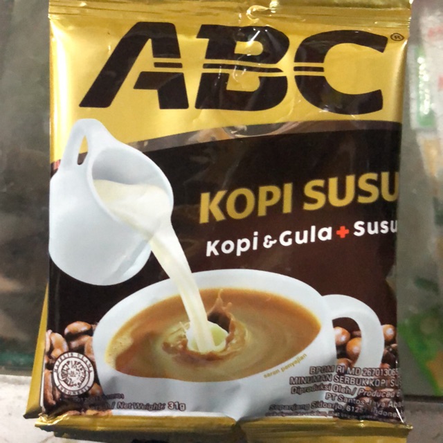 

Kopi ABC Susu (1Renceng/10pcs)