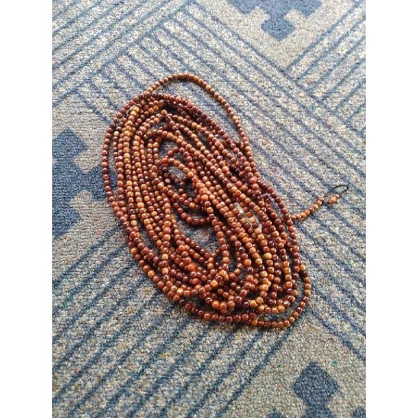 tasbih kokka bulat coklat 1000 butir ukuran ± 6 7 8 9 10mm