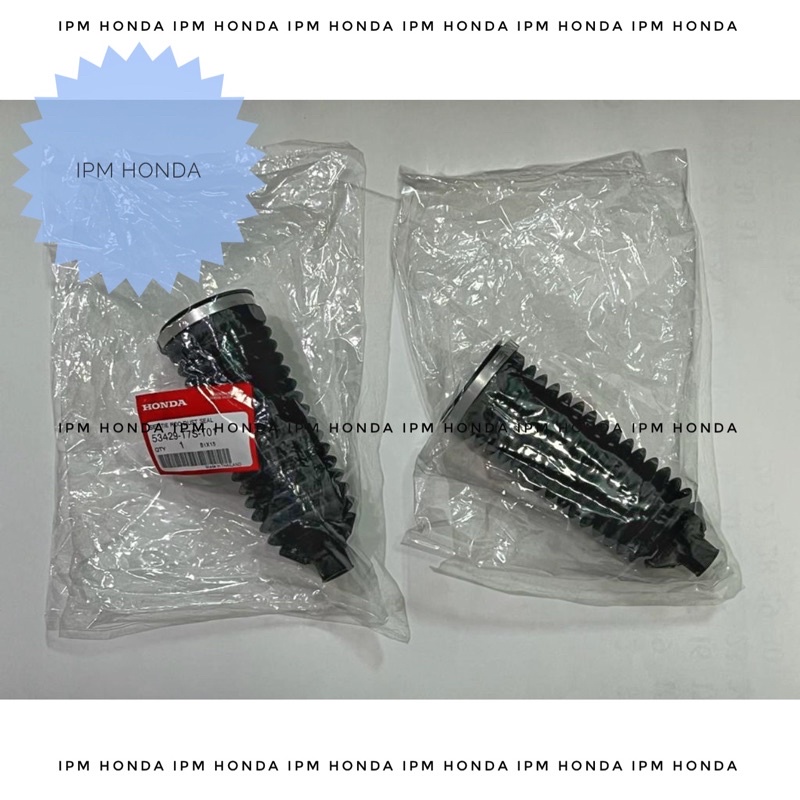 53429 T7S T01 Set Seal Long Tie Rod Rack End Dust Karet Boot Rack Stir Stiur Steer Power Steering Tutup Debu Abu with Klem Kleman Honda HRV 2015 2016 2017 2018 2019 2020 2021