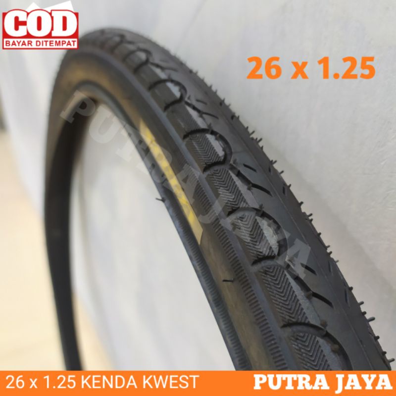 Ban Luar Sepeda 26 x 1 25 / 26 x 1.25 KENDA KWEST Ukuran Sepeda MTB 26 Gunung Federal Sayur Mini Mur