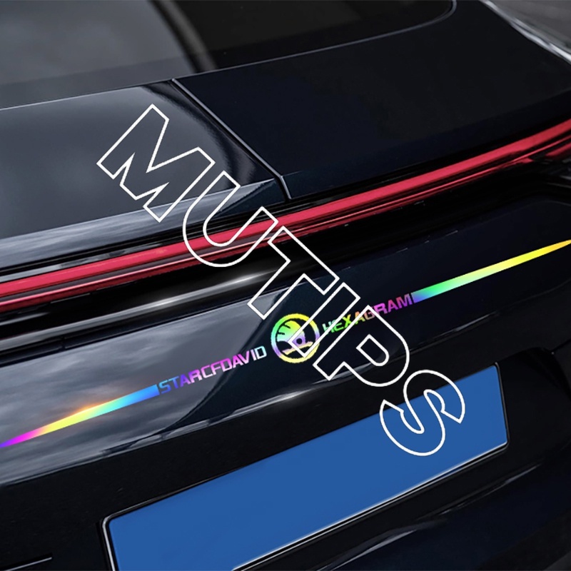 Skoda Stiker Laser Reflektif Untuk Body Mobil Rapid Kodiaq Octavia 2 3 Fabia Karoq Superb