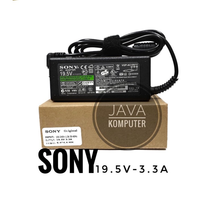 Charger Sony vaio 65W 19.5V 3.3A VGP-AC19V48