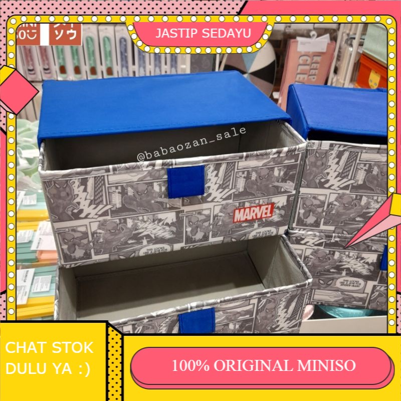 MINISO storage box kain marvel