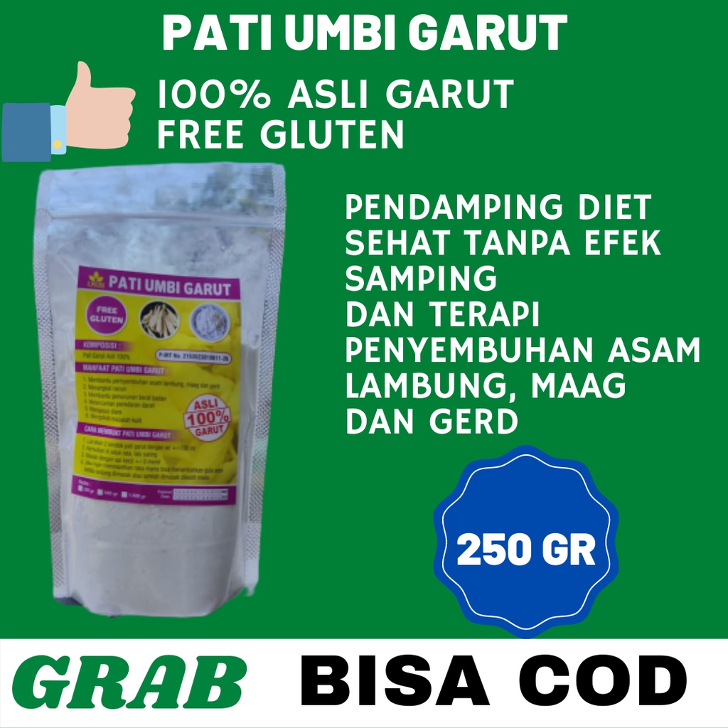 

Tepung Pati Garut Angkrik Irut 100% Asli Original Untuk Terapi Asam Lambung Maag Dan Gerd Kronis
