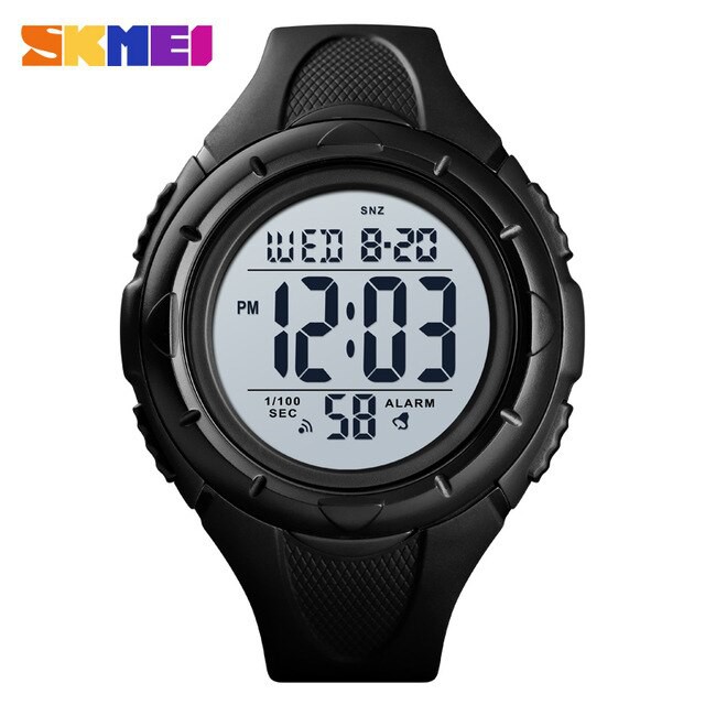 Jam Tangan Pria SKMEI 1535 Digital Original Arloji Karet Sport Casual Tahan Air 3M