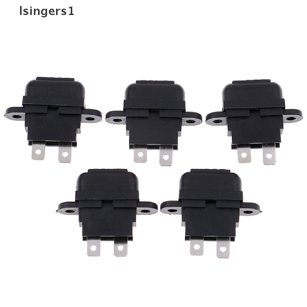 (lsingers1) 5pcs Kotak holder Sekring Gepeng 30A Amp Untuk Mobil / Perahu / Truk