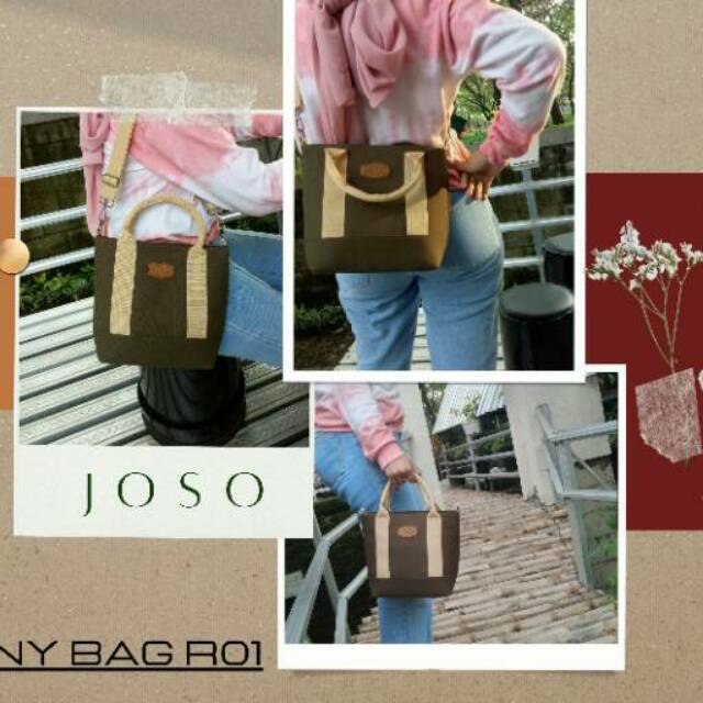 

Tas Wanita Selempang Kanvas Korea Casual